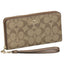 Coach Signature Zip Wallet with Wristlet Strap