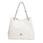 Maria Carla Off-White Leather Chain Tote