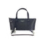 Maria Carla Mirror-Bottom Leather Handbag