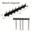 Wall-Mounted Wrench Organizer Rack