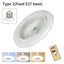 Smart Ceiling Fan Light with Remote Control – E27 Base