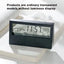 LCD Digital Alarm Clock with Weather & Temperature Display