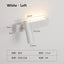 Modern LED Wall Sconce with Adjustable Spotlight