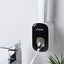 Wall-Mounted Automatic Toothpaste Dispenser with Toothbrush Holder