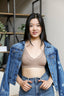 Lace-Trim Padded Bralette