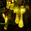 Dew Drop Solar LED String Lights