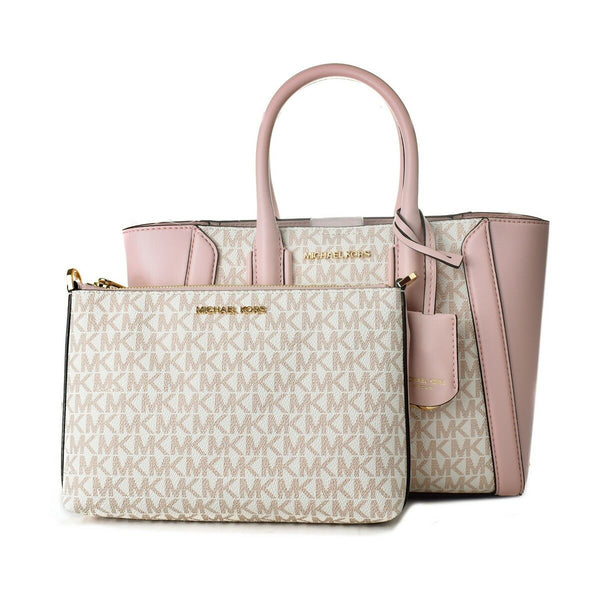 Michael Kors Pink Logo Tote Bag with Pouch
