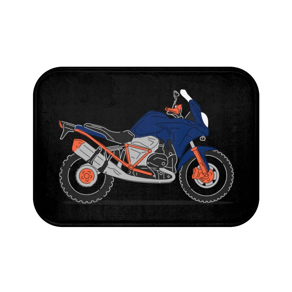 Motorcycle Print Bath Mat Secondary image