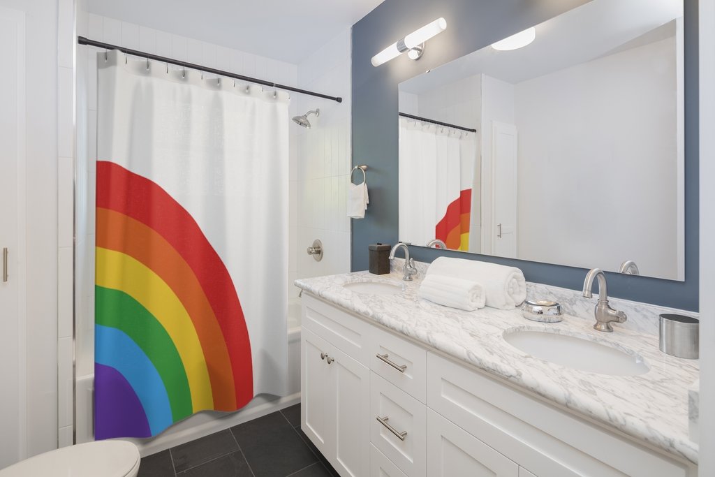 Rainbow Shower Curtain