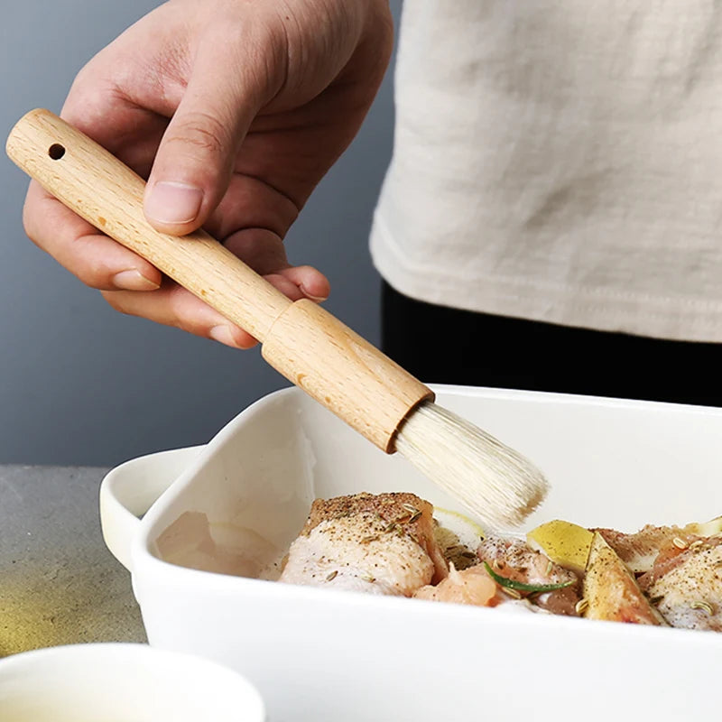 Wooden Basting Brush Set (2-Piece)
