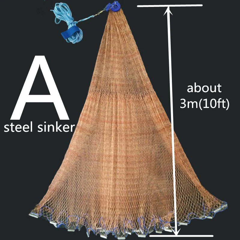Hand Throw Cast Fishing Net