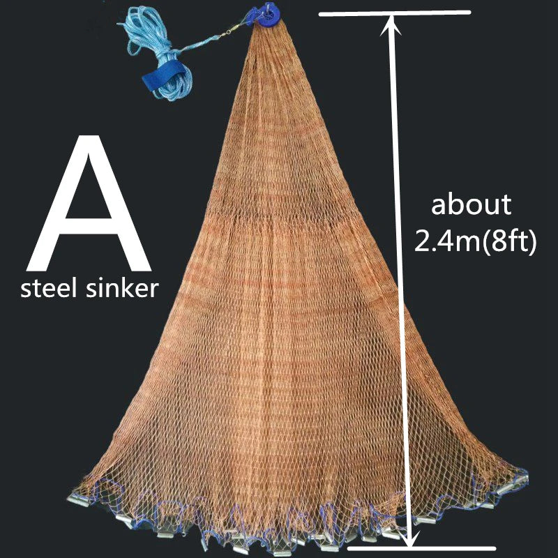 Hand Throw Cast Fishing Net