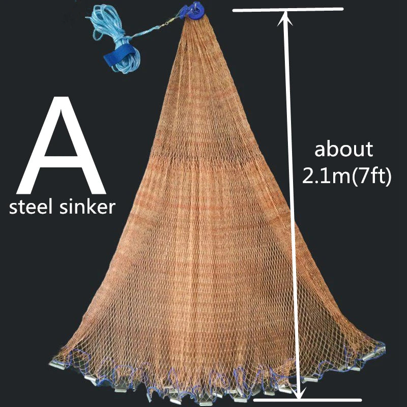 Hand Throw Cast Fishing Net