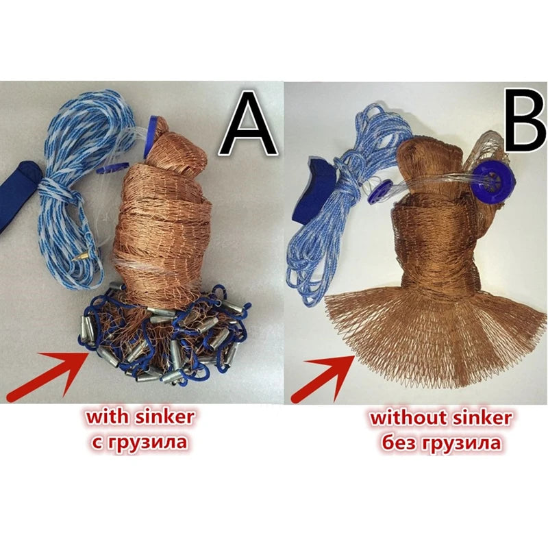 Hand Throw Cast Fishing Net Secondary image