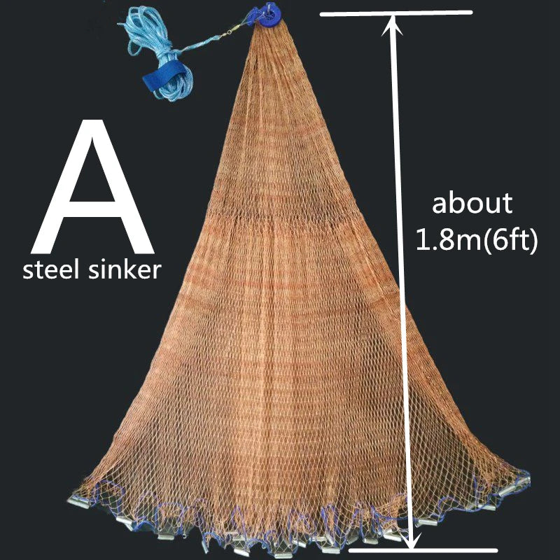 Hand Throw Cast Fishing Net