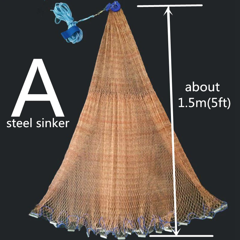 Hand Throw Cast Fishing Net