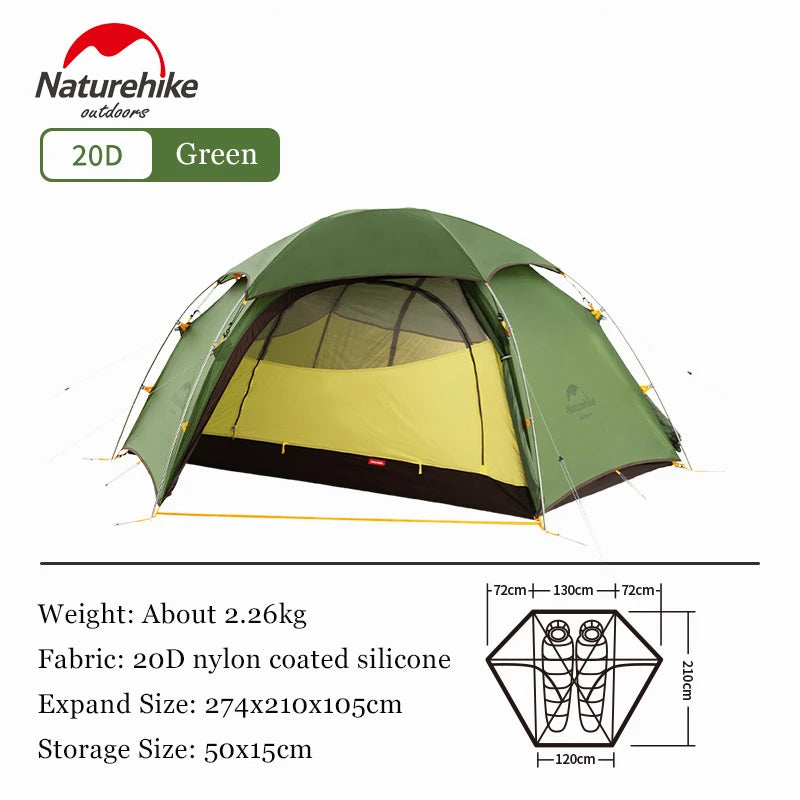 Naturehike Cloud Peak Ultralight 2-Person Camping Tent