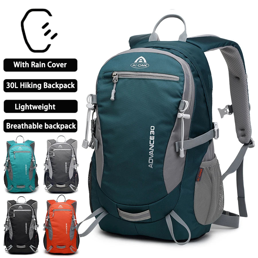 30L Lightweight Hiking Backpack with Rain Cover Main image
