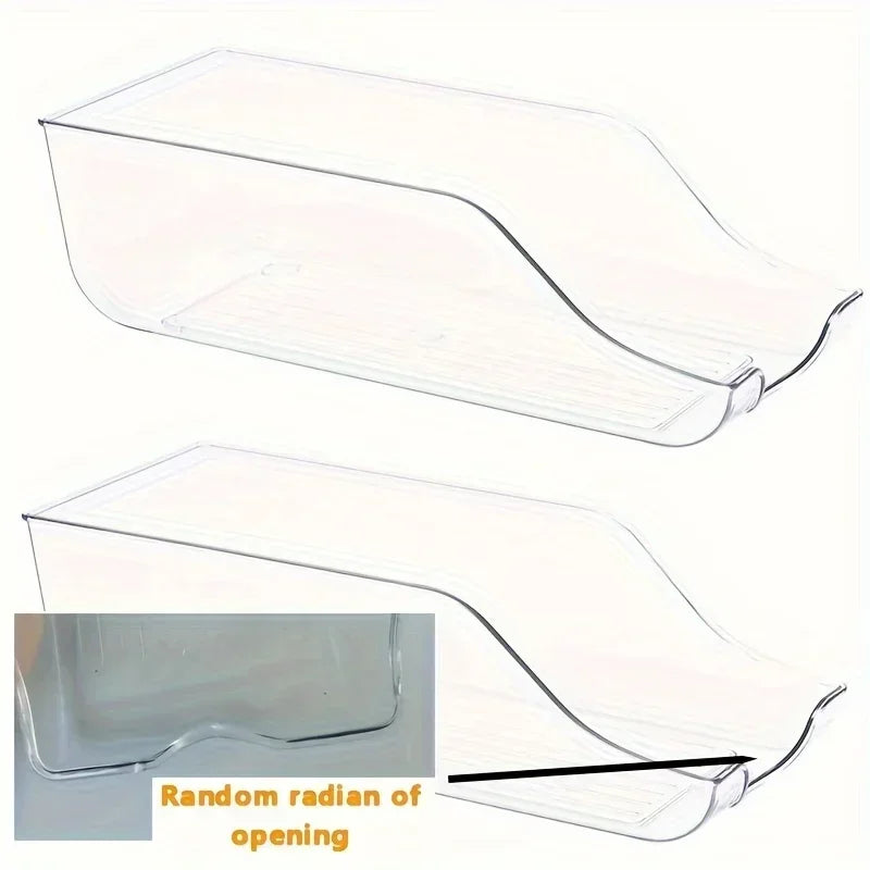 Auto-Rolling Soda Can Dispenser Bin