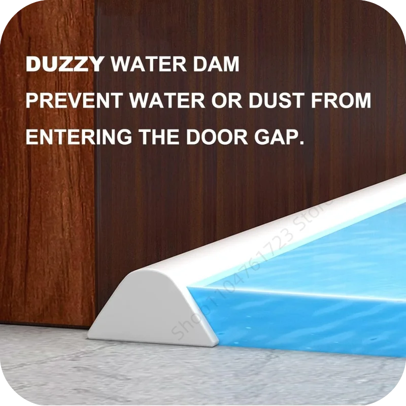 Silicone Bathroom Water Barrier Strip Secondary image