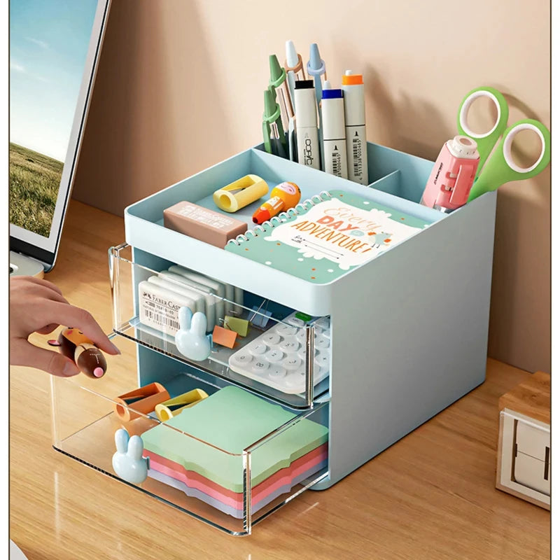 Desktop Storage Organizer with Drawers