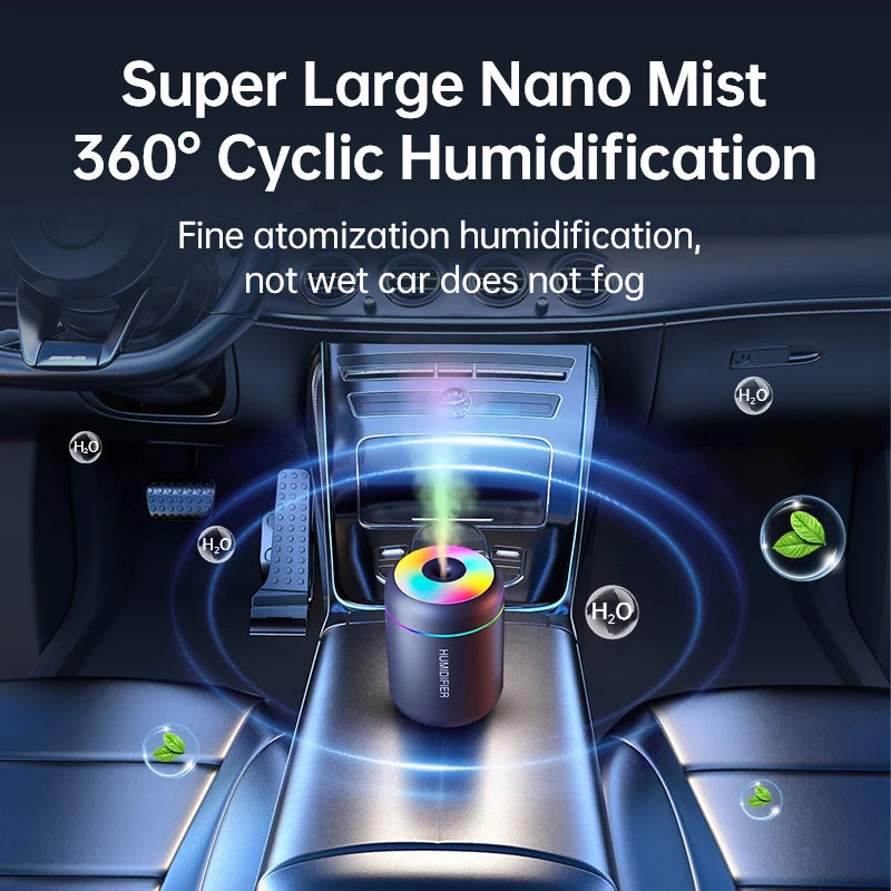 Mini USB Aroma Diffuser Humidifier with LED Light