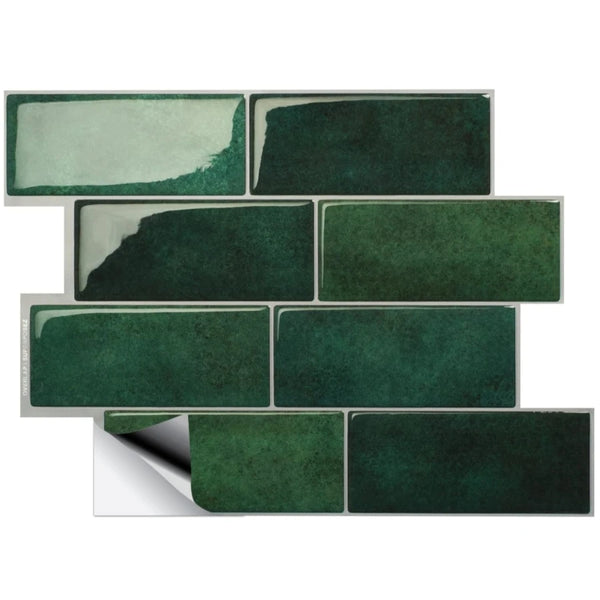 Peel & Stick Waterproof Wall Tile Stickers
