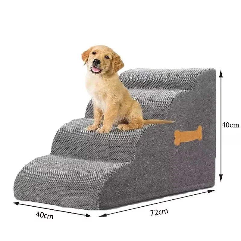 Foam Pet Stairs - Non-Slip Dog & Cat Steps