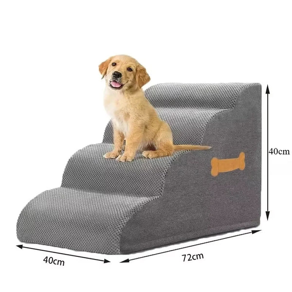 Foam Pet Stairs - Non-Slip Dog & Cat Steps