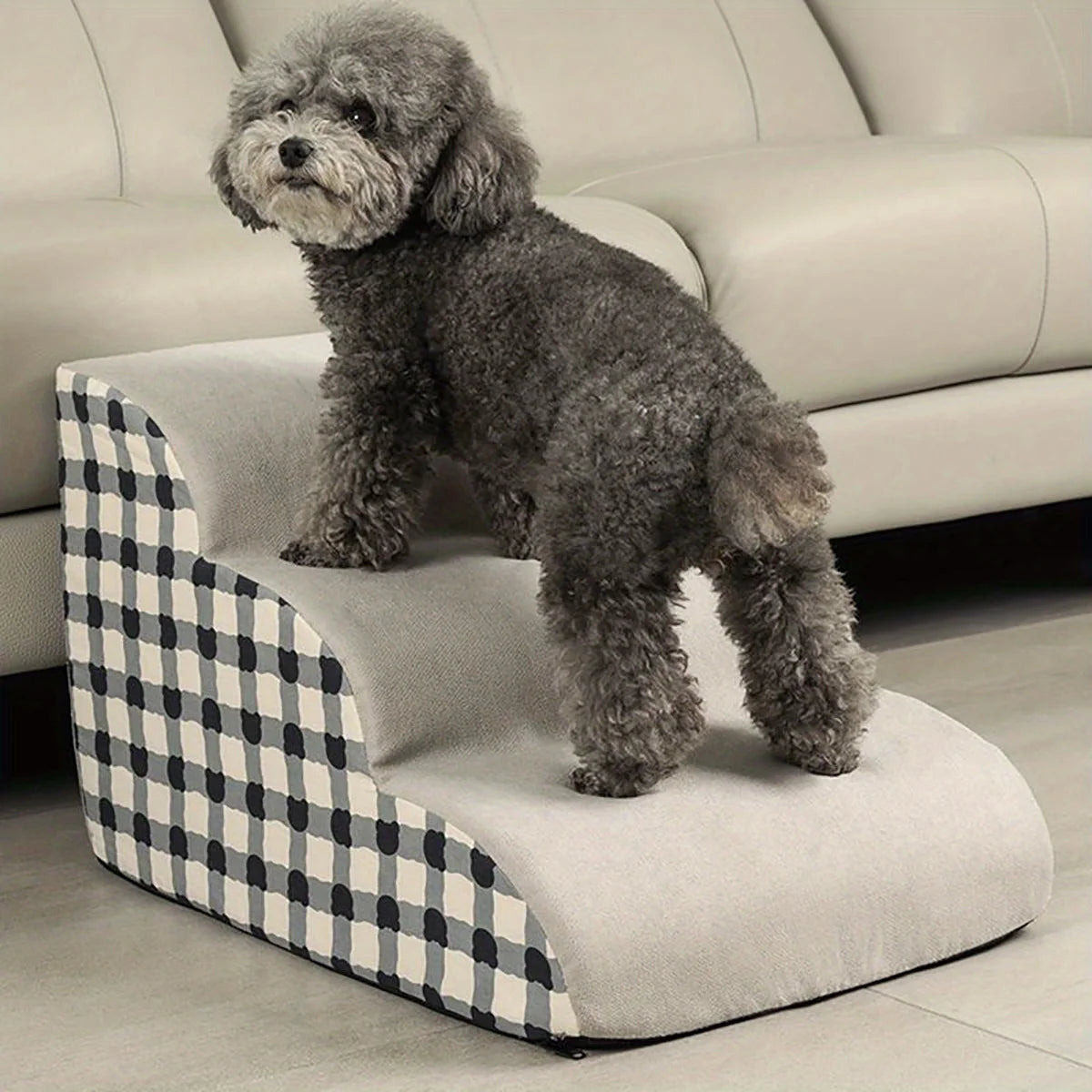 Foam Pet Stairs - Non-Slip Dog & Cat Steps Main image