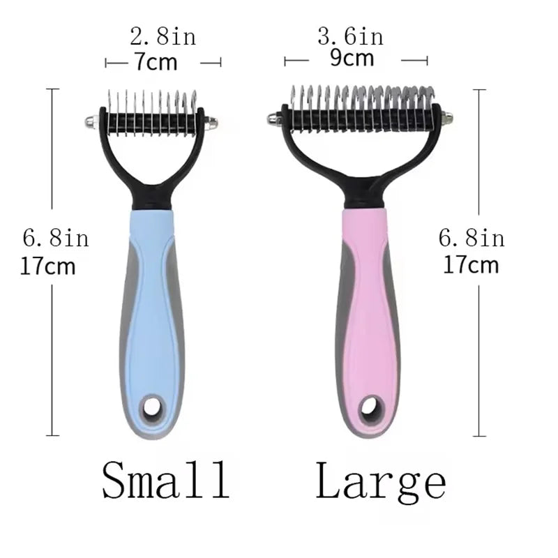Pet Deshedding & Dematting Grooming Brush
