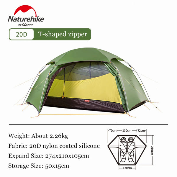 Naturehike Cloud Peak Ultralight 2-Person Camping Tent