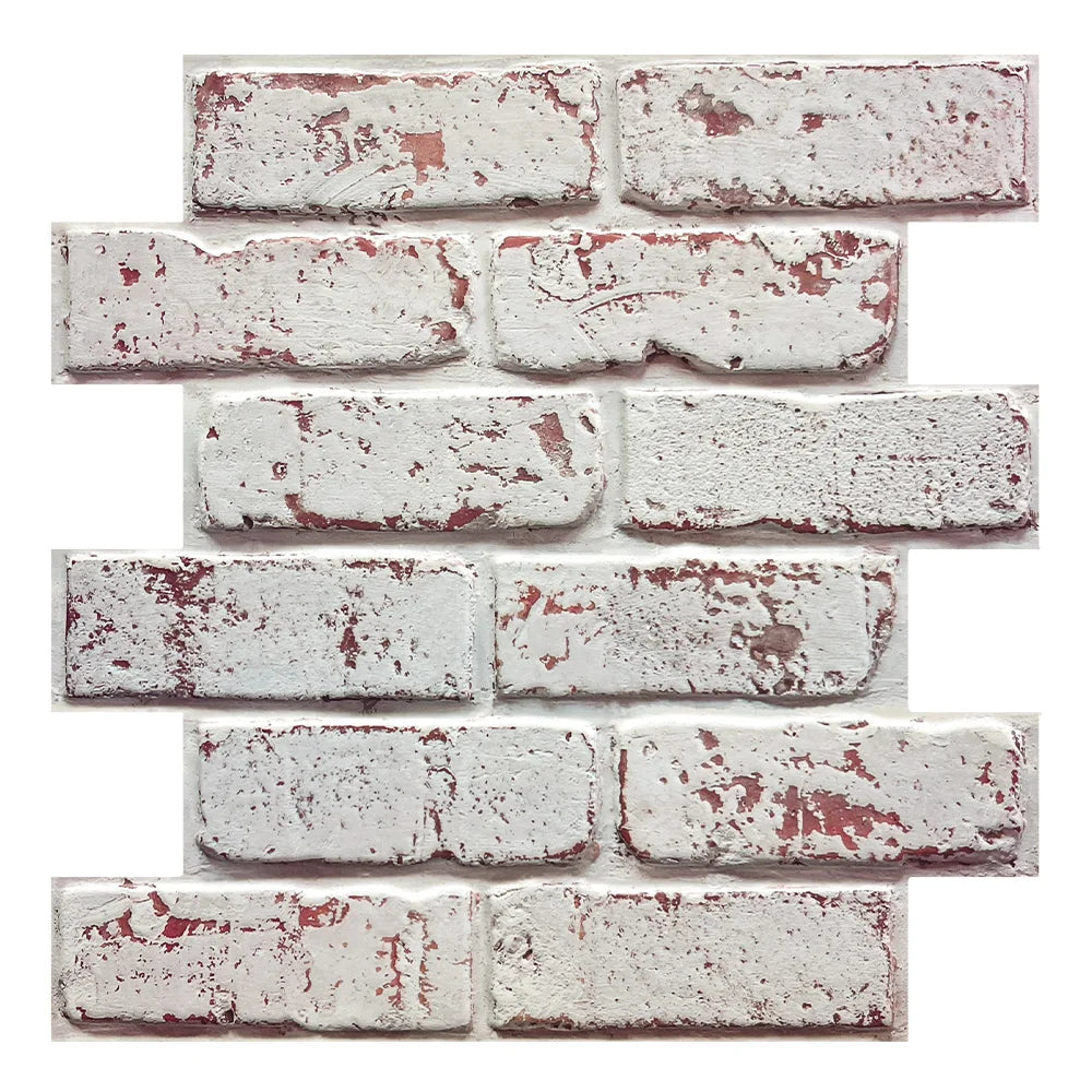 Faux Brick 3D Wall Panels - Peel & Stick Self-Adhesive Tiles