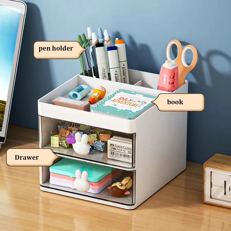 Desktop Storage Organizer with Drawers Secondary image