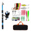 Telescopic Fishing Rod & Reel Combo Kit with Tackle Set