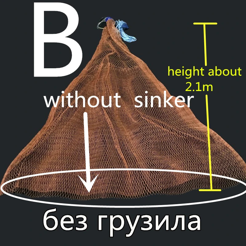 Hand Throw Cast Fishing Net