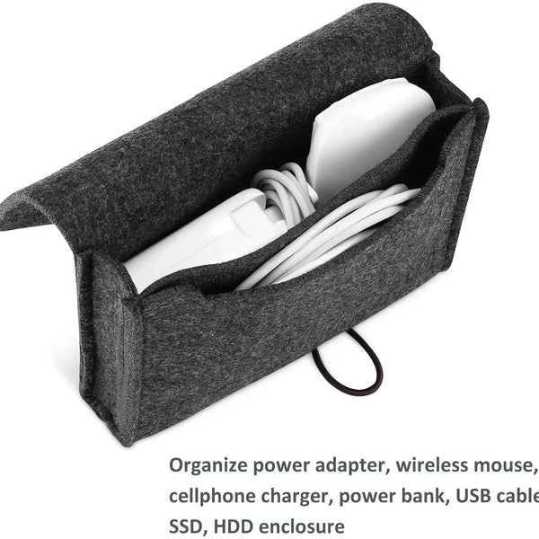 Felt Electronics Organizer Case