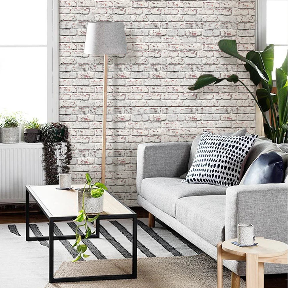 Faux Brick 3D Wall Panels - Peel & Stick Self-Adhesive Tiles Secondary image