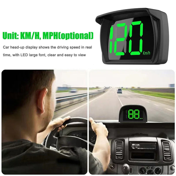 Car HUD GPS Speedometer Display