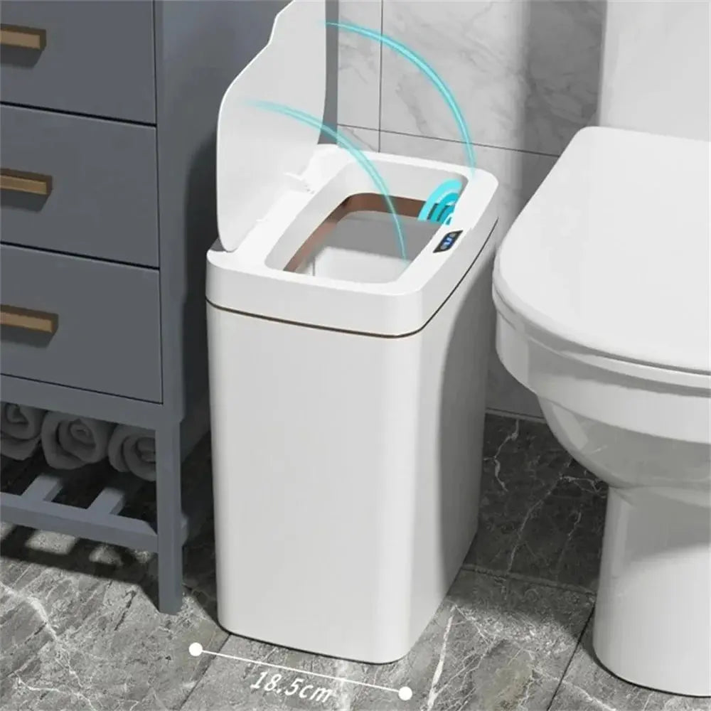 Smart Sensor Bathroom Trash Can - 15L