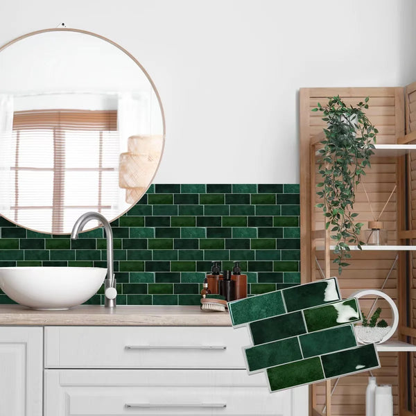 Peel & Stick Waterproof Wall Tile Stickers