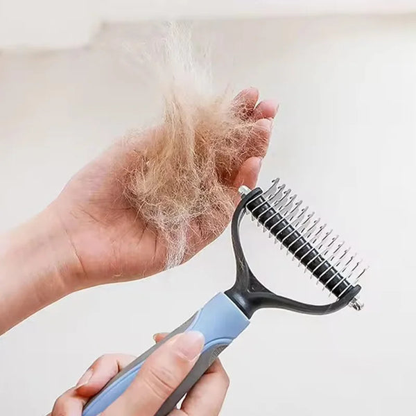 Pet Deshedding & Dematting Grooming Brush
