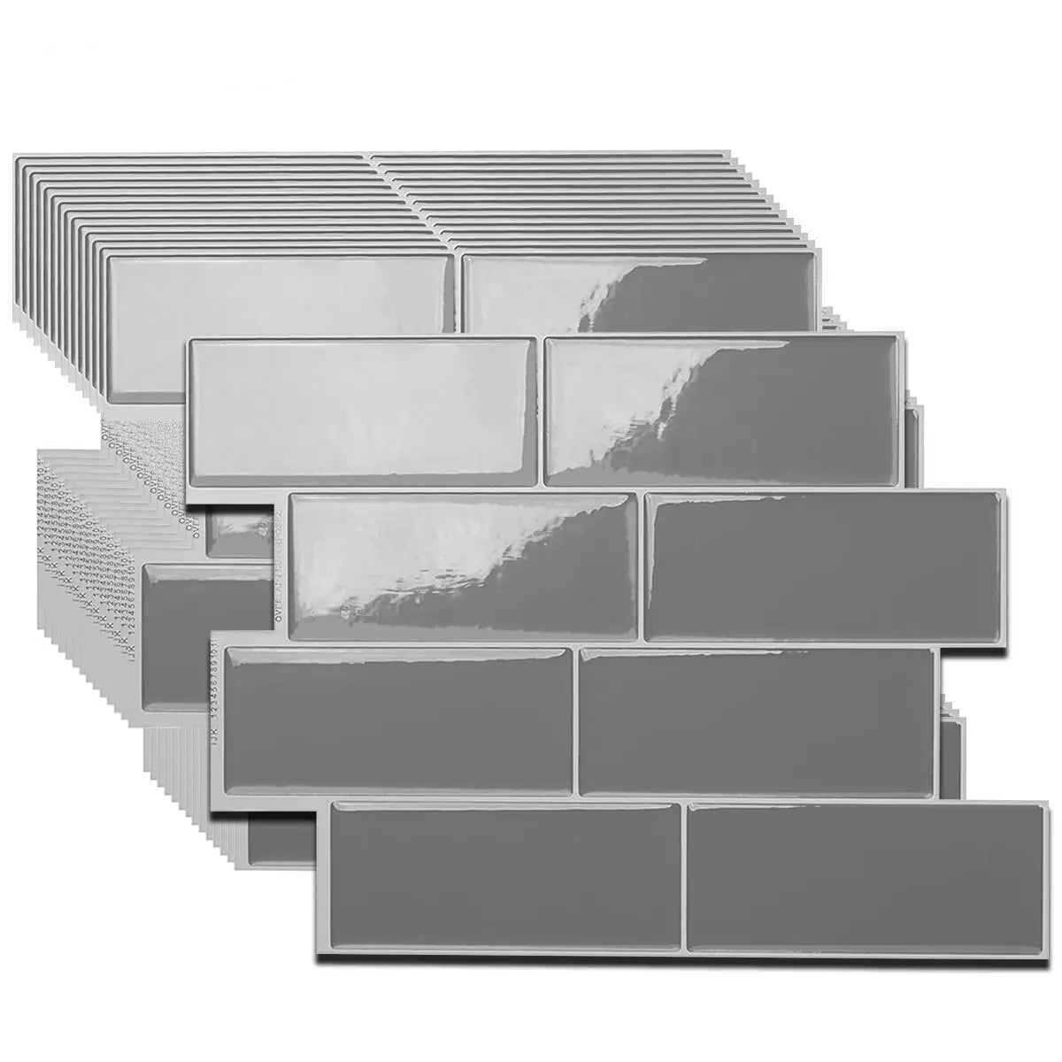 Peel & Stick Waterproof Wall Tile Stickers