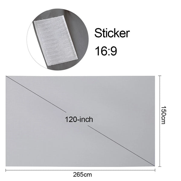 Portable Anti-Light Projector Screen