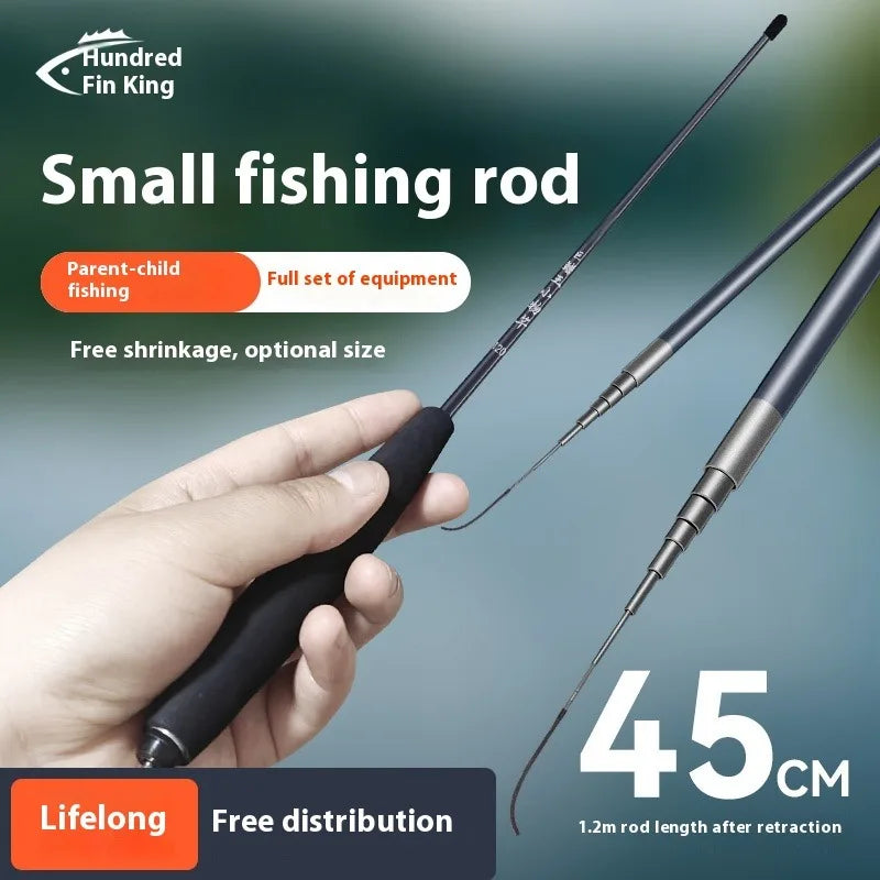 Compact Telescopic Fishing Rod Set Main image