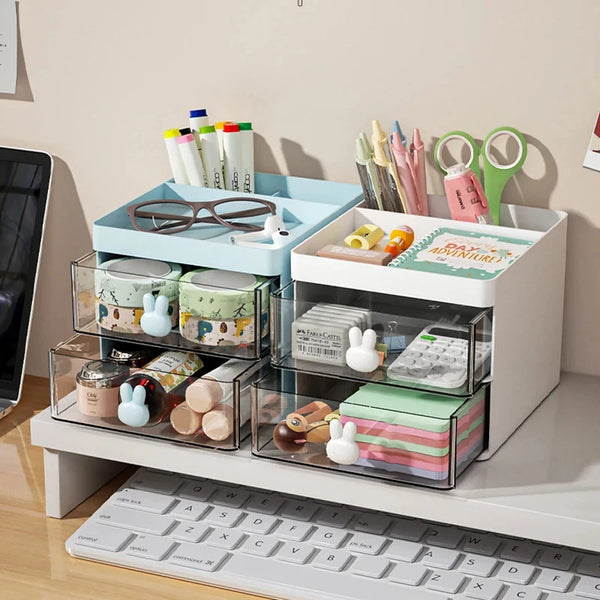 Desktop Storage Organizer with Drawers