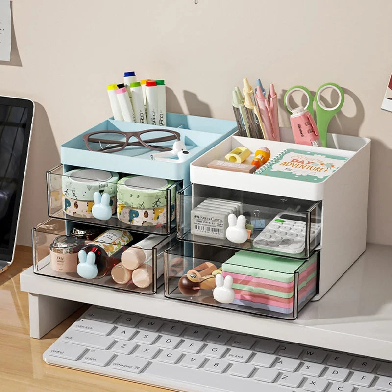 Desktop Storage Organizer with Drawers Main image