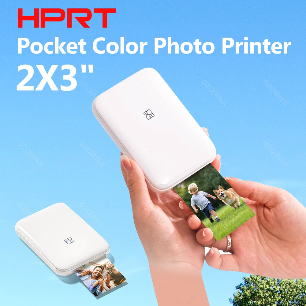 HPRT Pocket Photo Printer 2x3" - Wireless Bluetooth Main image