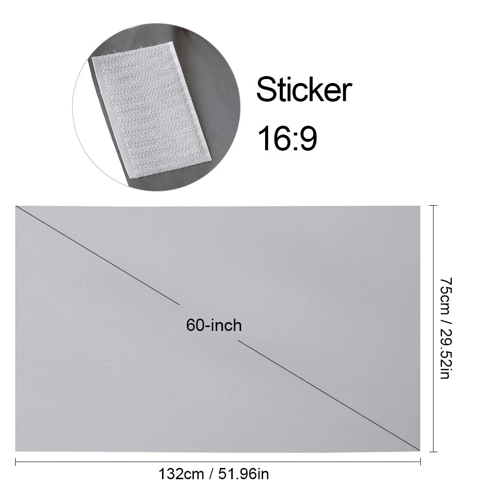 Portable Anti-Light Projector Screen