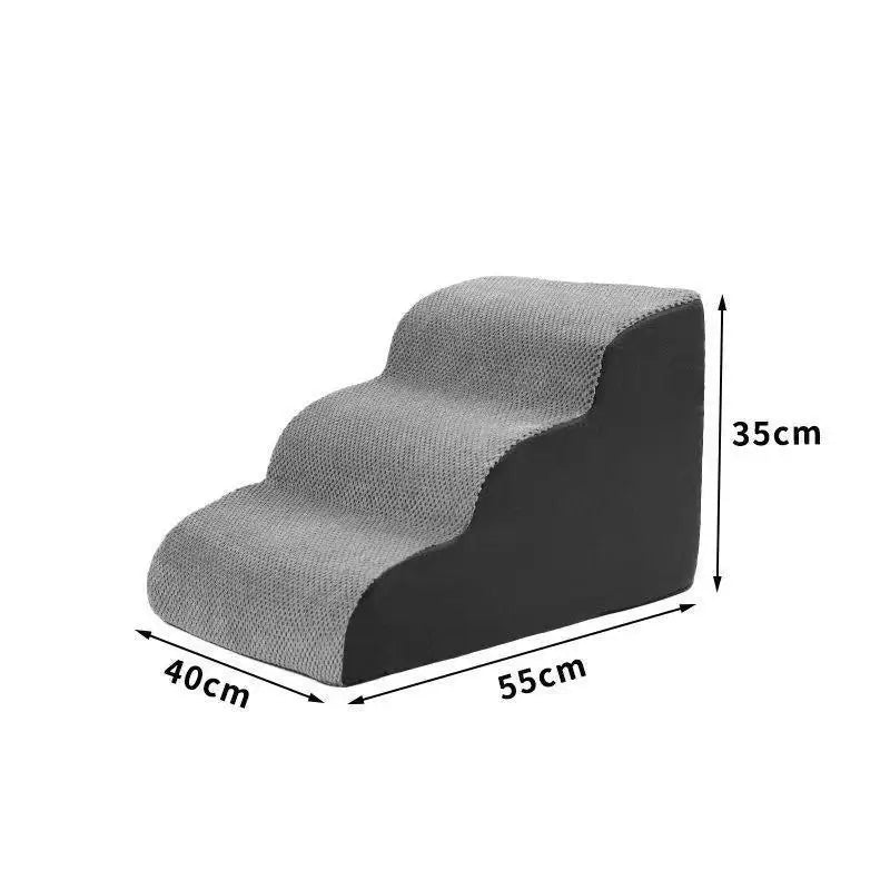 Foam Pet Stairs - Non-Slip Dog & Cat Steps